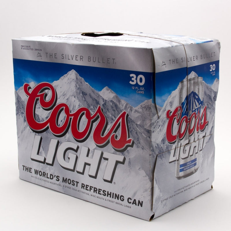 BEER COORS LIGHT 30 PACK CAN – Lopez Fine Wines Liqour & Taqueria