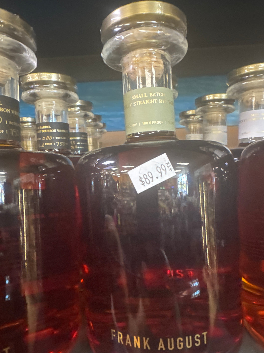 Frank August small batch rye