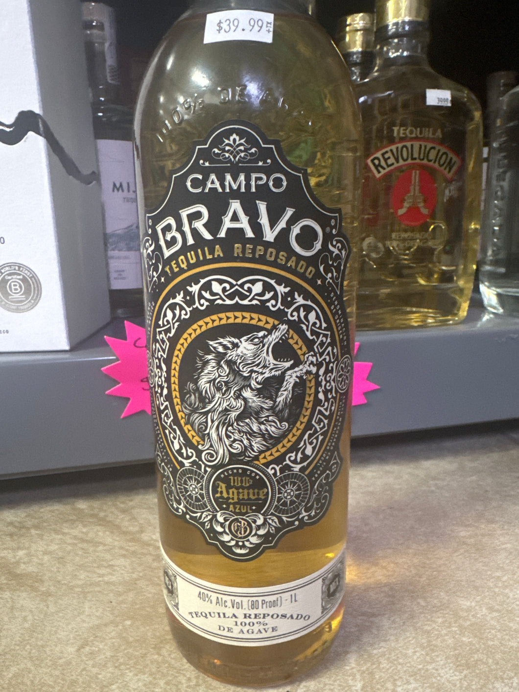 Campo Bravo Reposado 1 litter