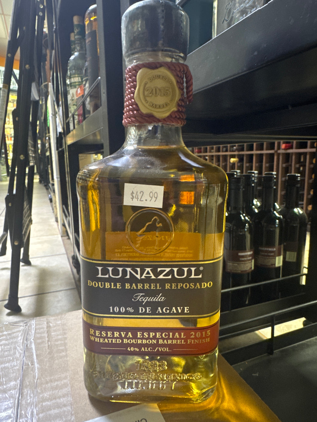 Luna azul double barrel Reposado