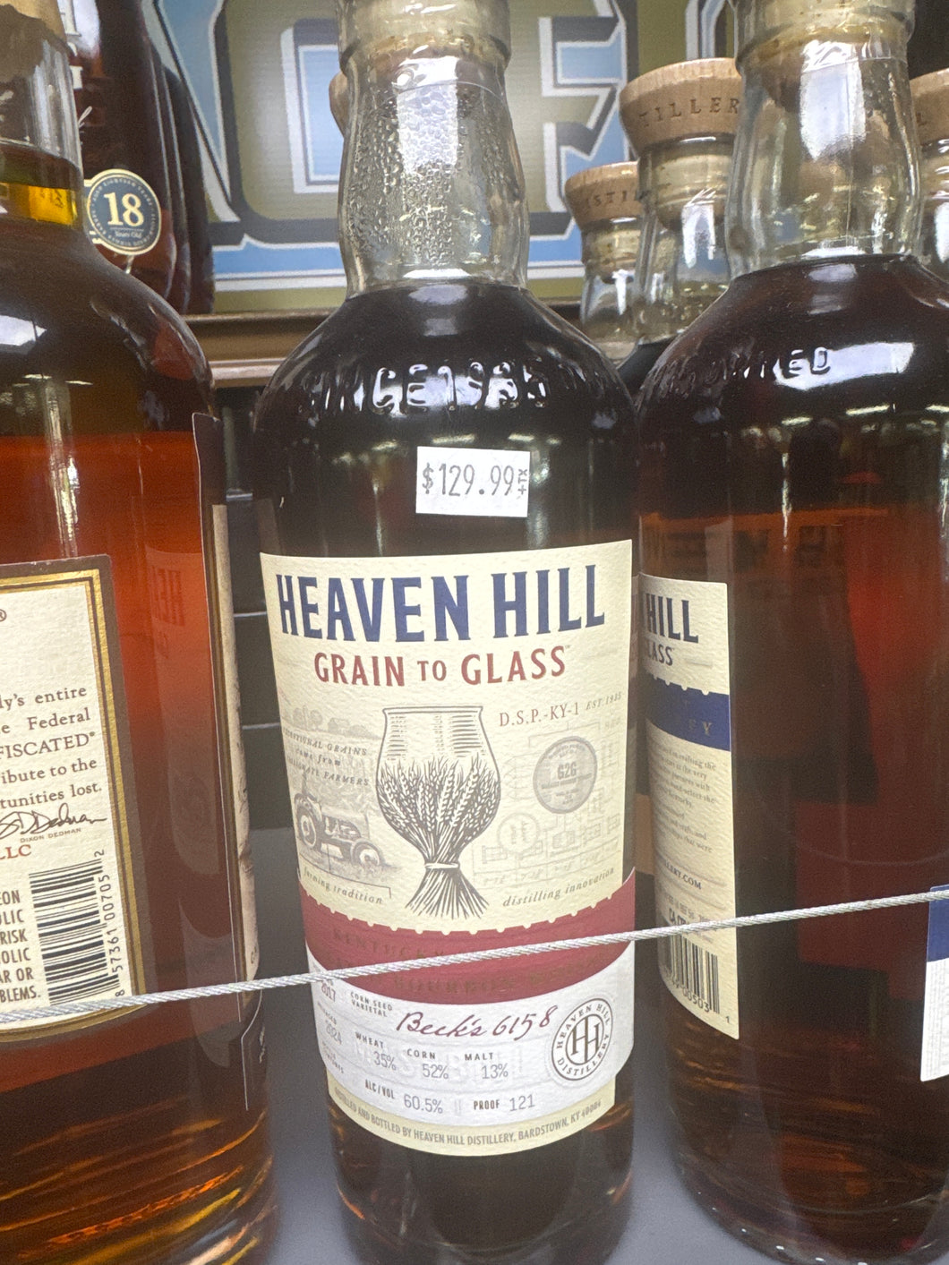 Heaven hill grain to glass weated BW