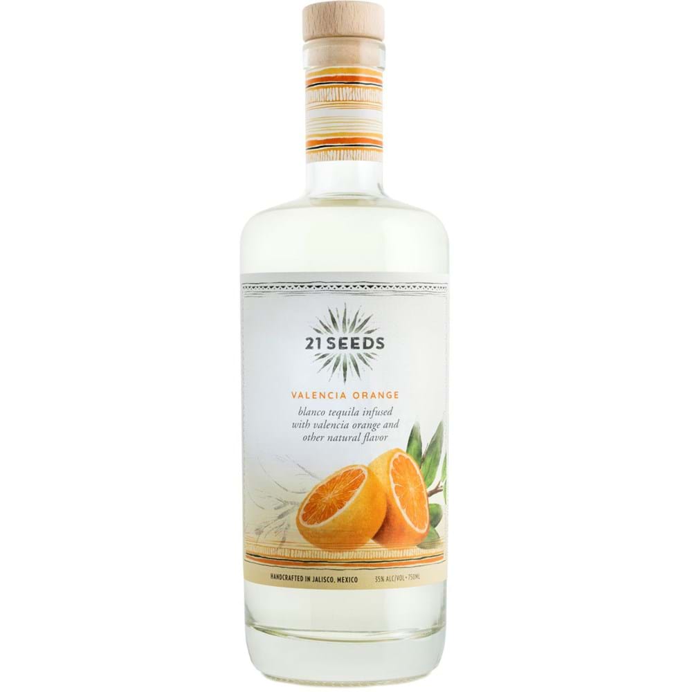 TEQUILA 21 SEED'S VALENCIA ORANGE 750 ML