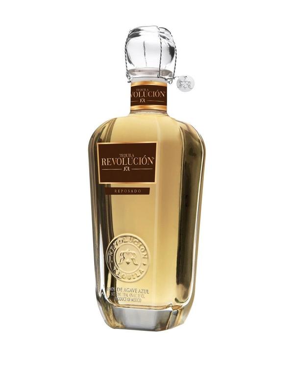 TEQUILA REVOLUCION REPOSADO 750 ML