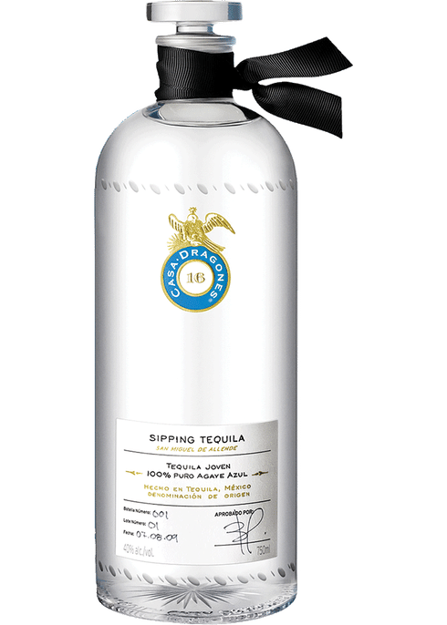 TEQUILA CASA DRAGONES 16  JOVEN 750 ML