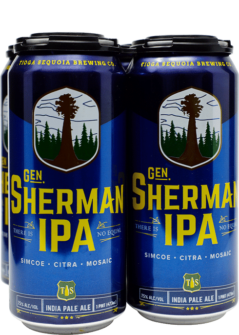 BEER GEN SHERMAN IPA 16OZ 4 PACK CANS