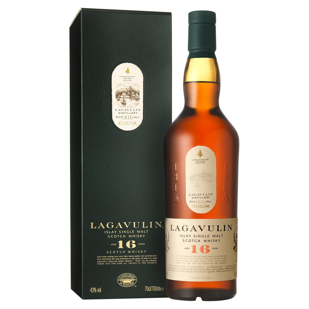 LAGAVULING AGED 16 YEARS SCOTCH WHISKEY 750 ML