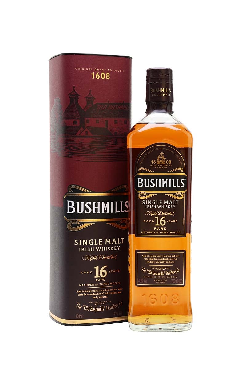 BUSHMILLS AGE 16 YEARS IRISH WHISKEY 750 ML