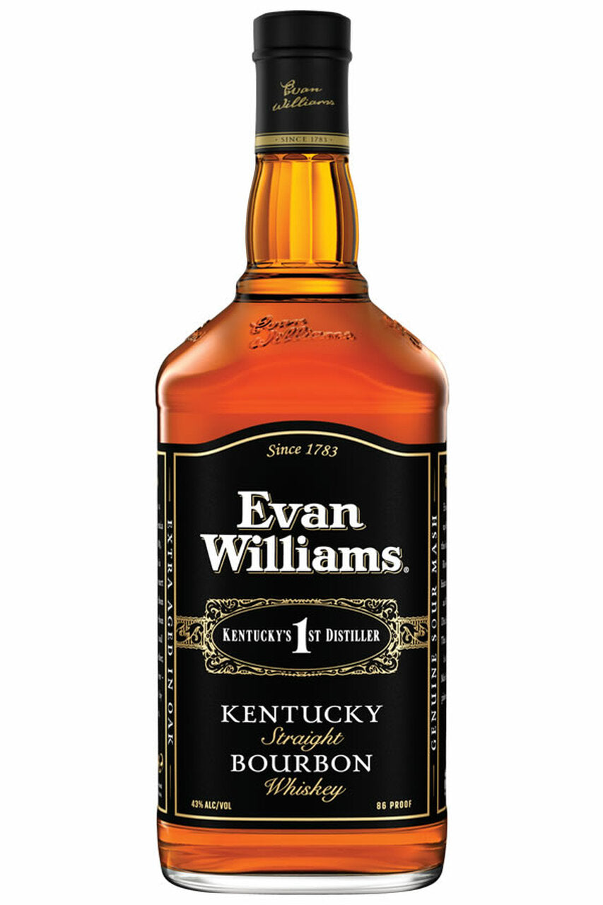 EVAN WILLIAMS BOURNON WHISKEY 1.75 ML