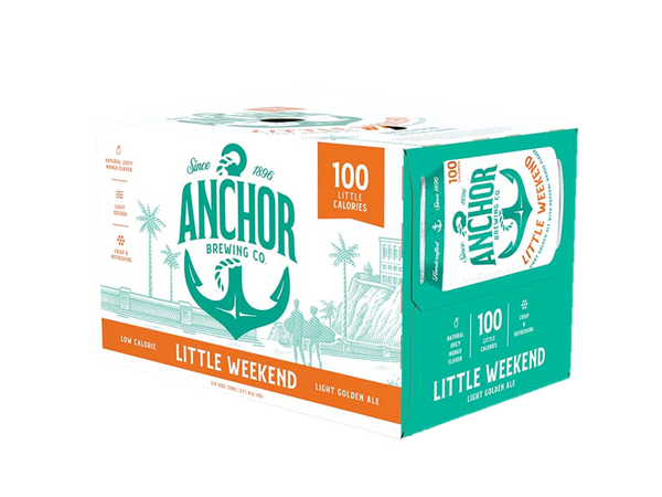 BEER ANCHOR STEAM LITTLE WEEKEND SIX PACK CANS