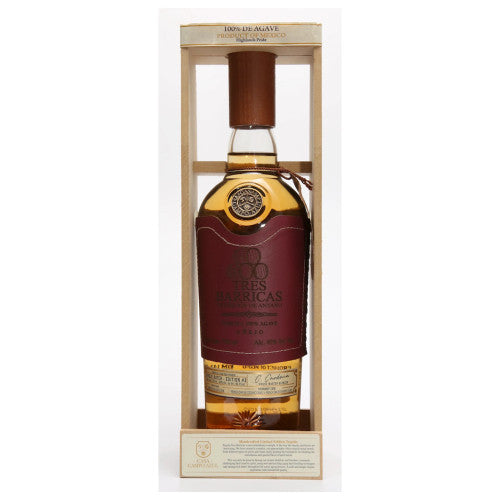 TEQUILA TRES BARRICAS AÑEJO 750 ML