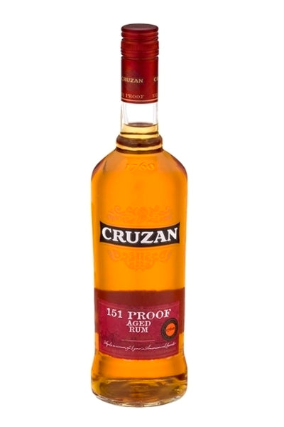 CRUZAN 151 PROOF RUM 750 ML
