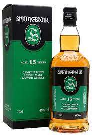 SPRINGBANK AGED 15 YEARS SCOTCH WHISKEY 750ML