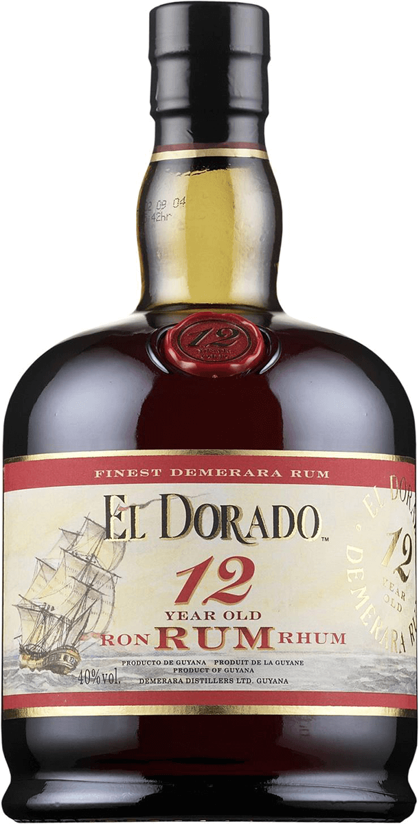 RUM EL DORADO 12 AÑOS 750 ML