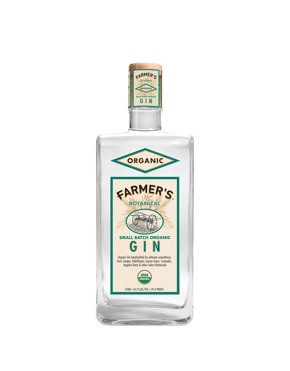 FARMER'S ORGANIC GIN  750 ML