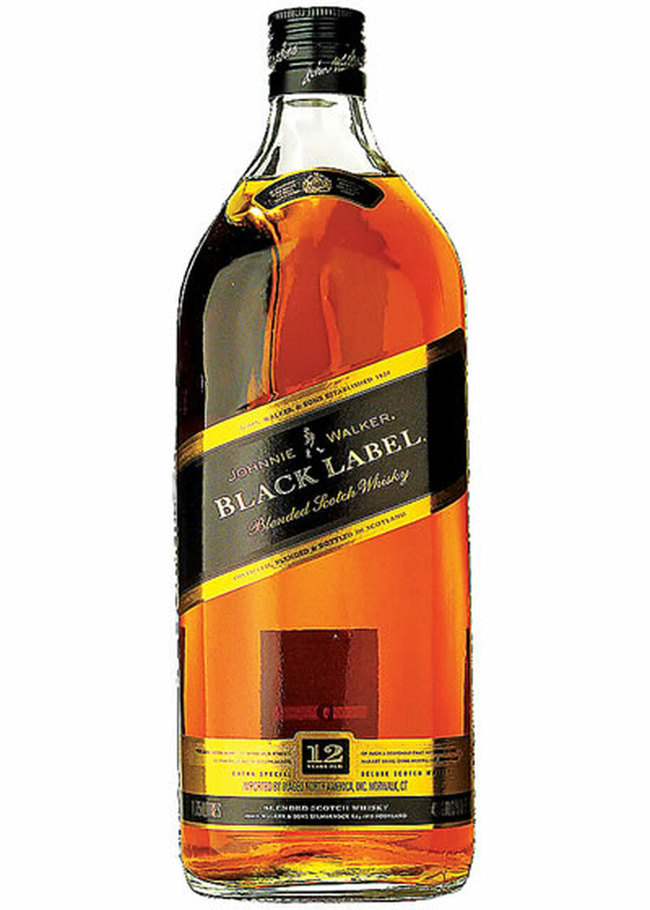 JOHNNIE WALKER BLACK LEBEL 1.75 SCOTCH WHISKEY 750 ML