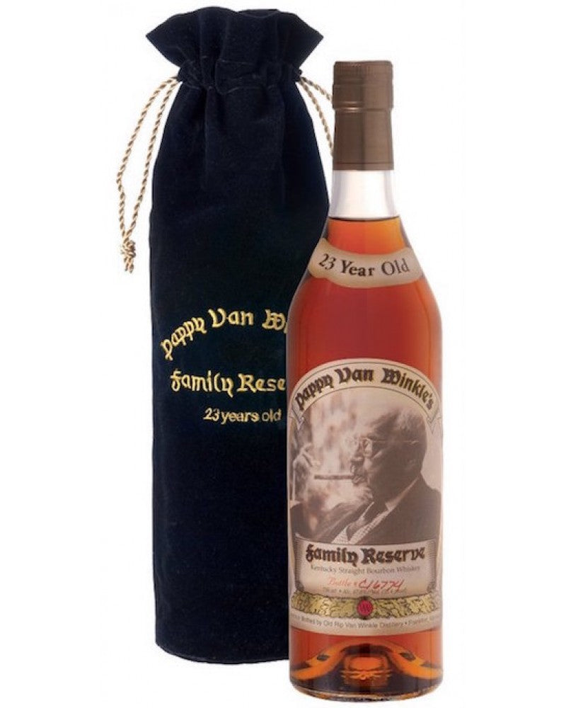 PAPPY VAN WINKLE 23 YEARS BOURBON WHISKEY 750 ML