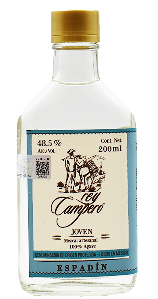 MEZCAL REY CAMPERO JOVEN ESPADÍN 200 ML